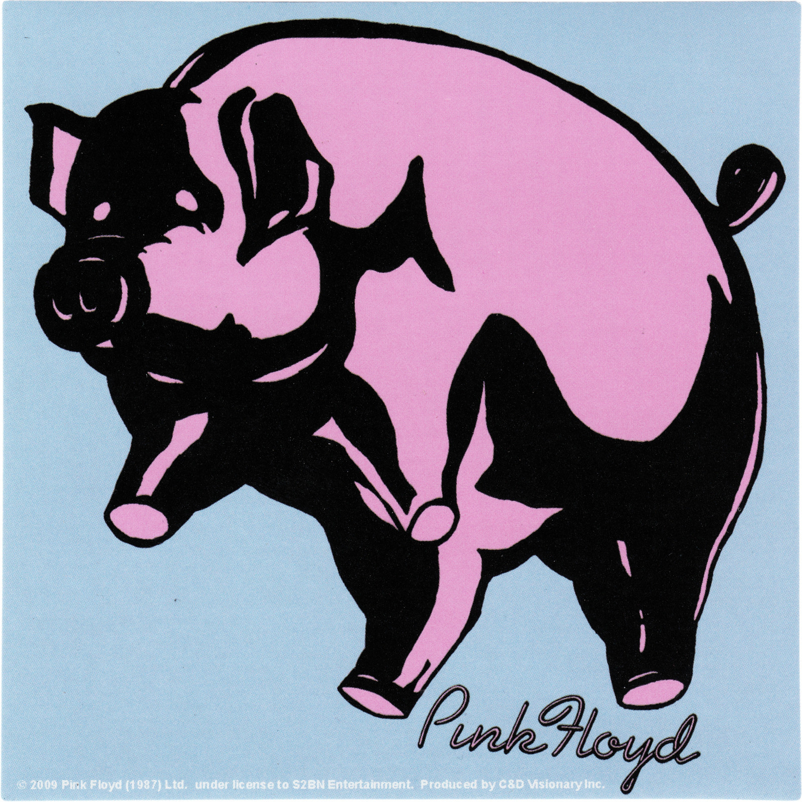 Sticker – Pink Floyd Pig Balloon 1970s Rock Music Band 4" Decal #5862 New Cool