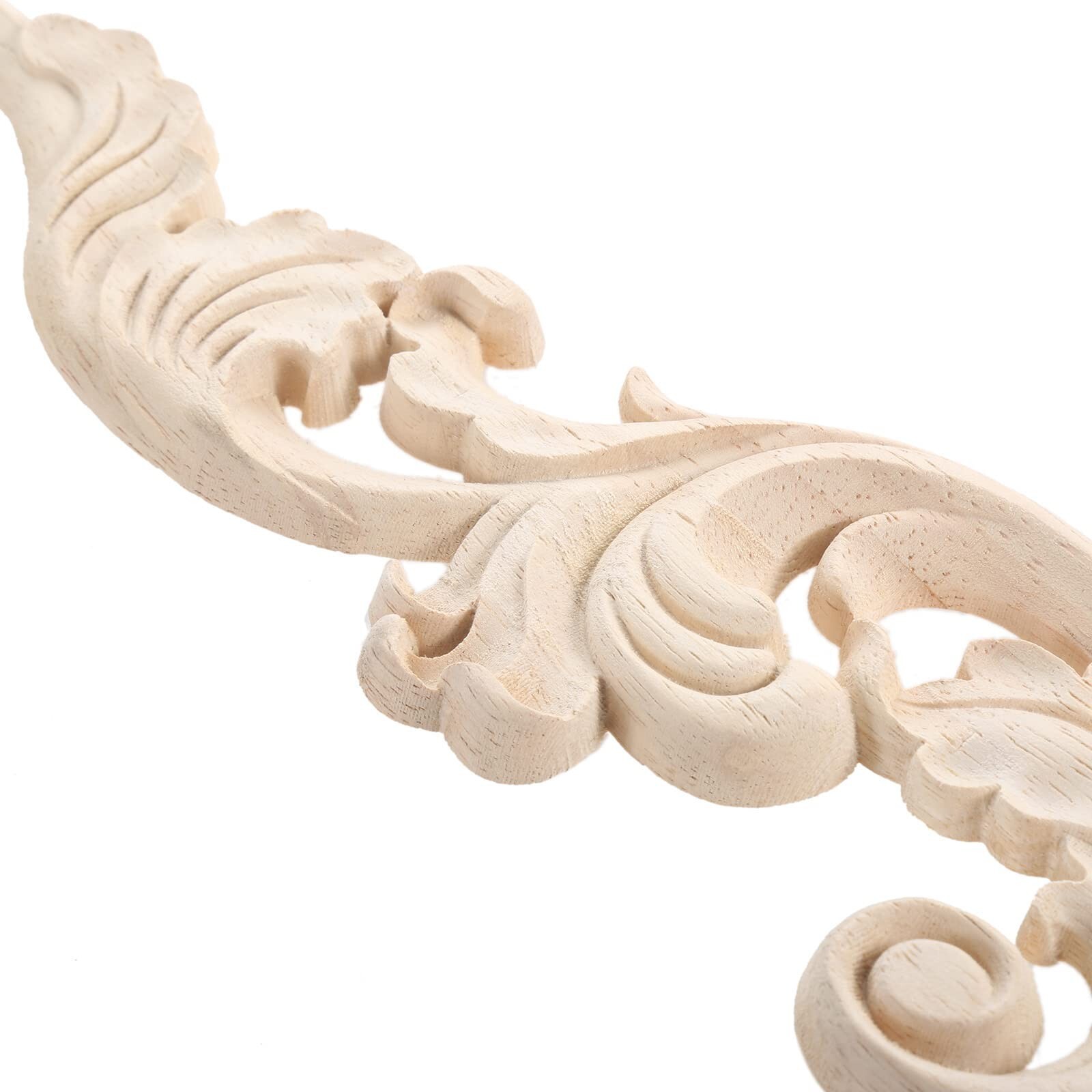 MUXSAM Wood Carved Onlays Appliques, Clear Carving Details Overlay Craft Deca…