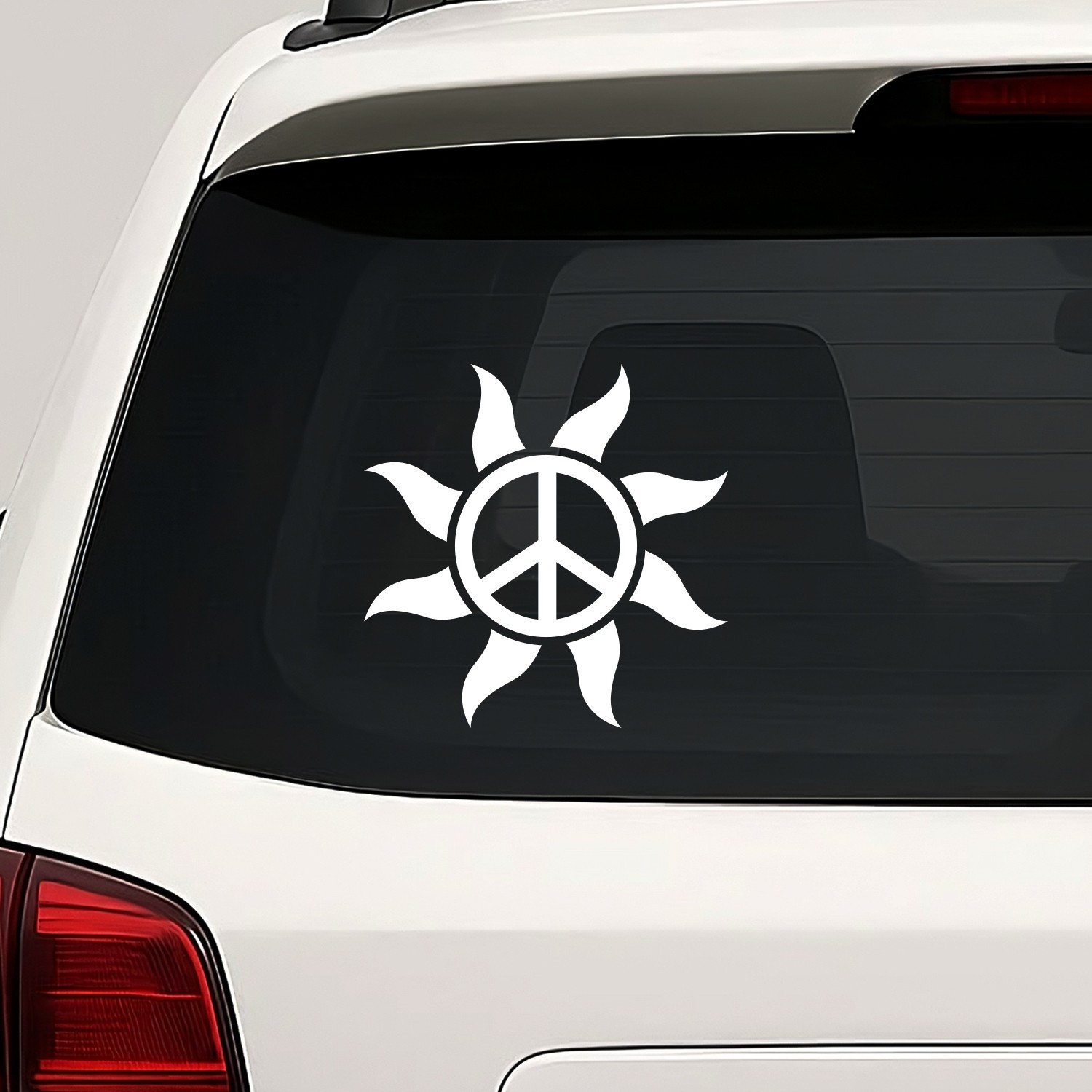 Peace Sun Vinyl Die Cut Decal Sticker