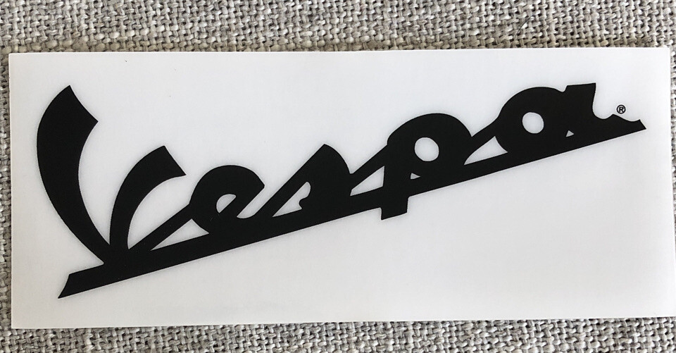 Vespa Scooter Vinyl Window Decal