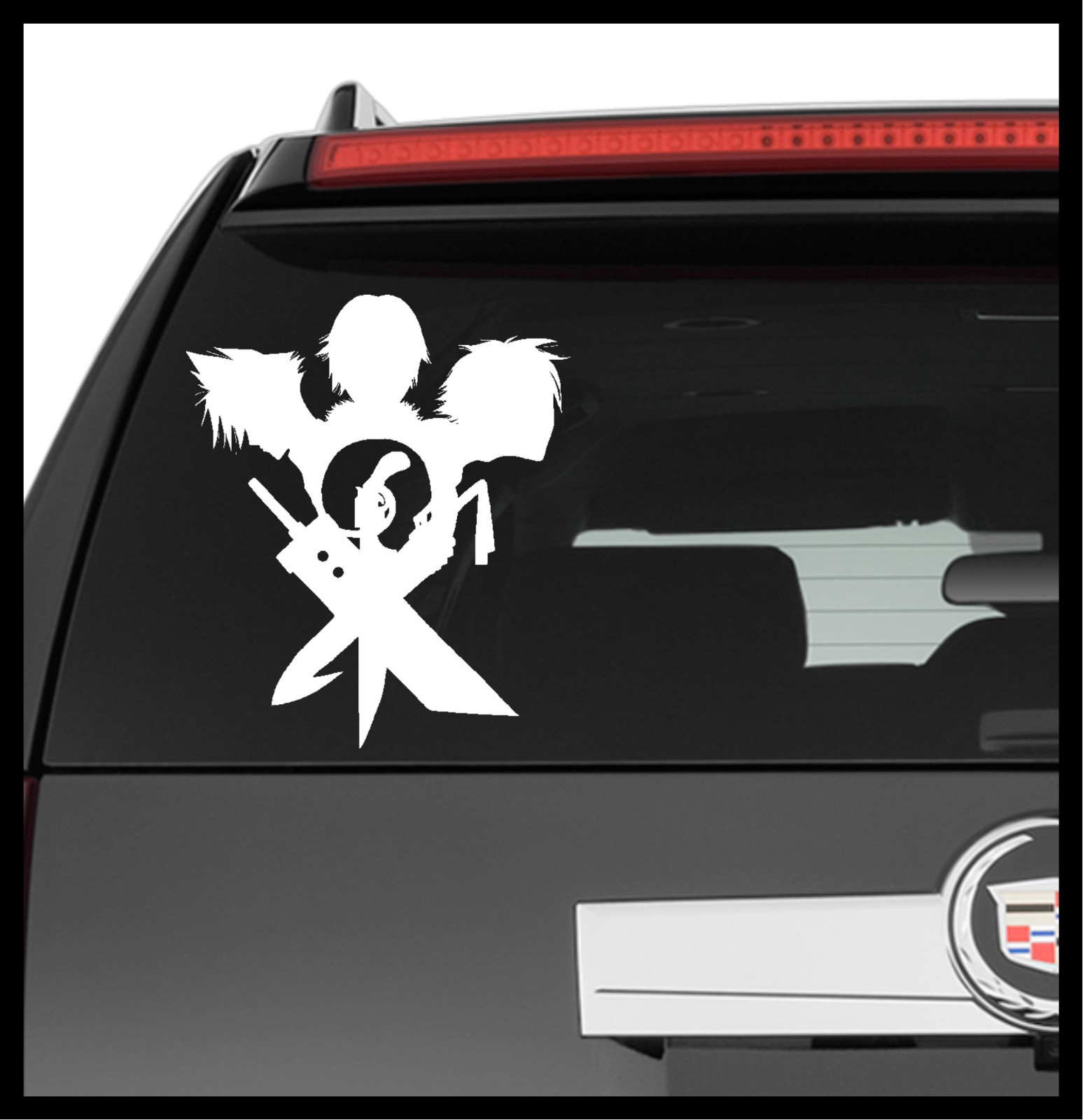Vinyl Decal Truck Car Sticker Laptop – Video Games Final Fantasy Trio Cloud