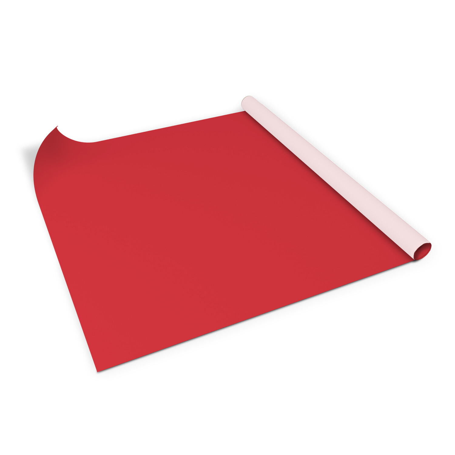 Worktop Covering Decorative Stickers Self Adhesive Vinyl Wrap Bright red 100×50