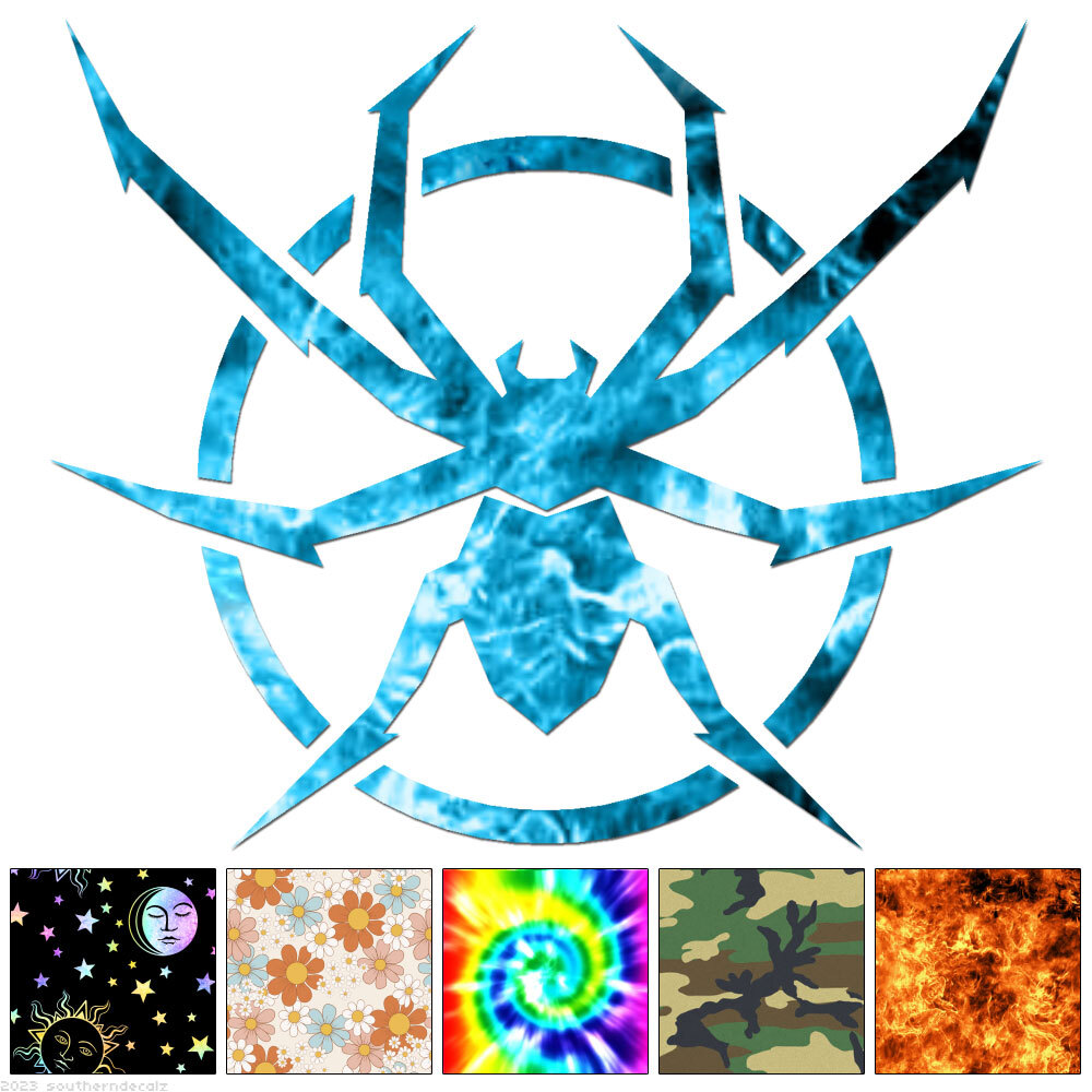 Spider Web – Decal Sticker – Multiple Patterns & Sizes – ebn6844