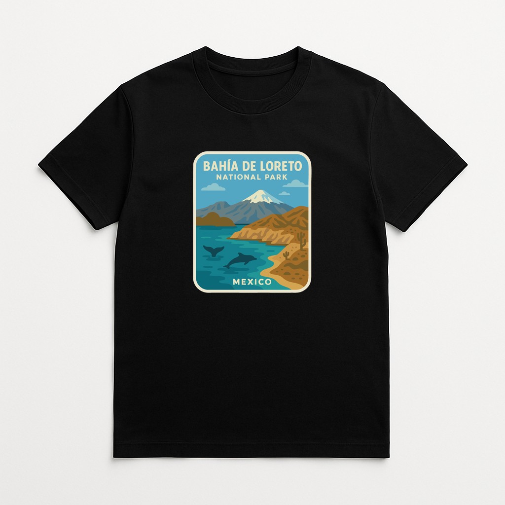 Bahía de Loreto Mexico Iron On Heat Transfer Vinyl HTV World National Parks