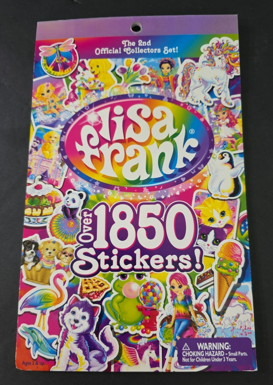 New Complete LISA FRANK The 2nd Official Collectors Set 1,850 Stickers Book