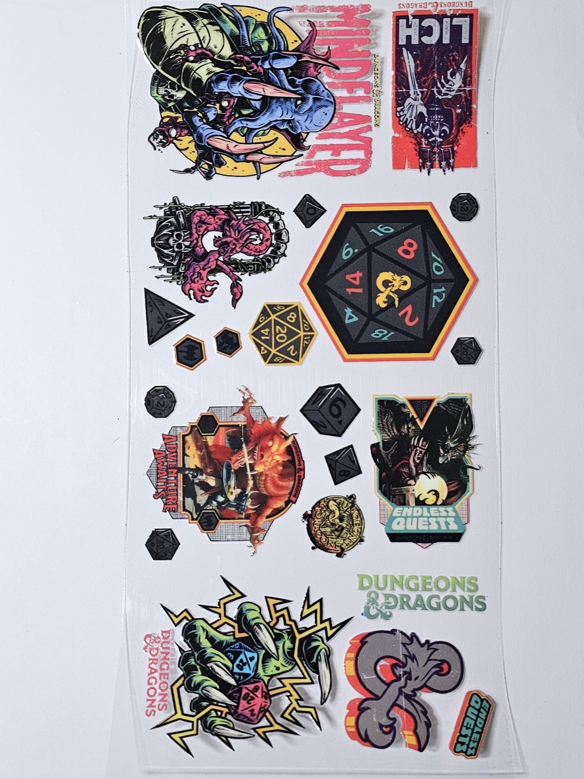 Dungeons Drag UV DTF Transfer Sticker Wrap Tumbler UVDTF BUY 10 GET COMBINE SHIP