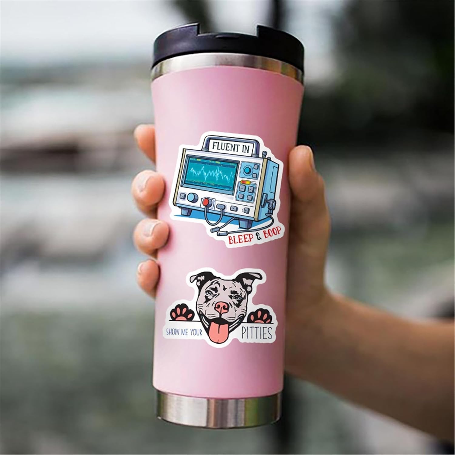 50 Pcs Waterproof Veterinary Stickers – Cute Decals for Teens & Animal Lovers