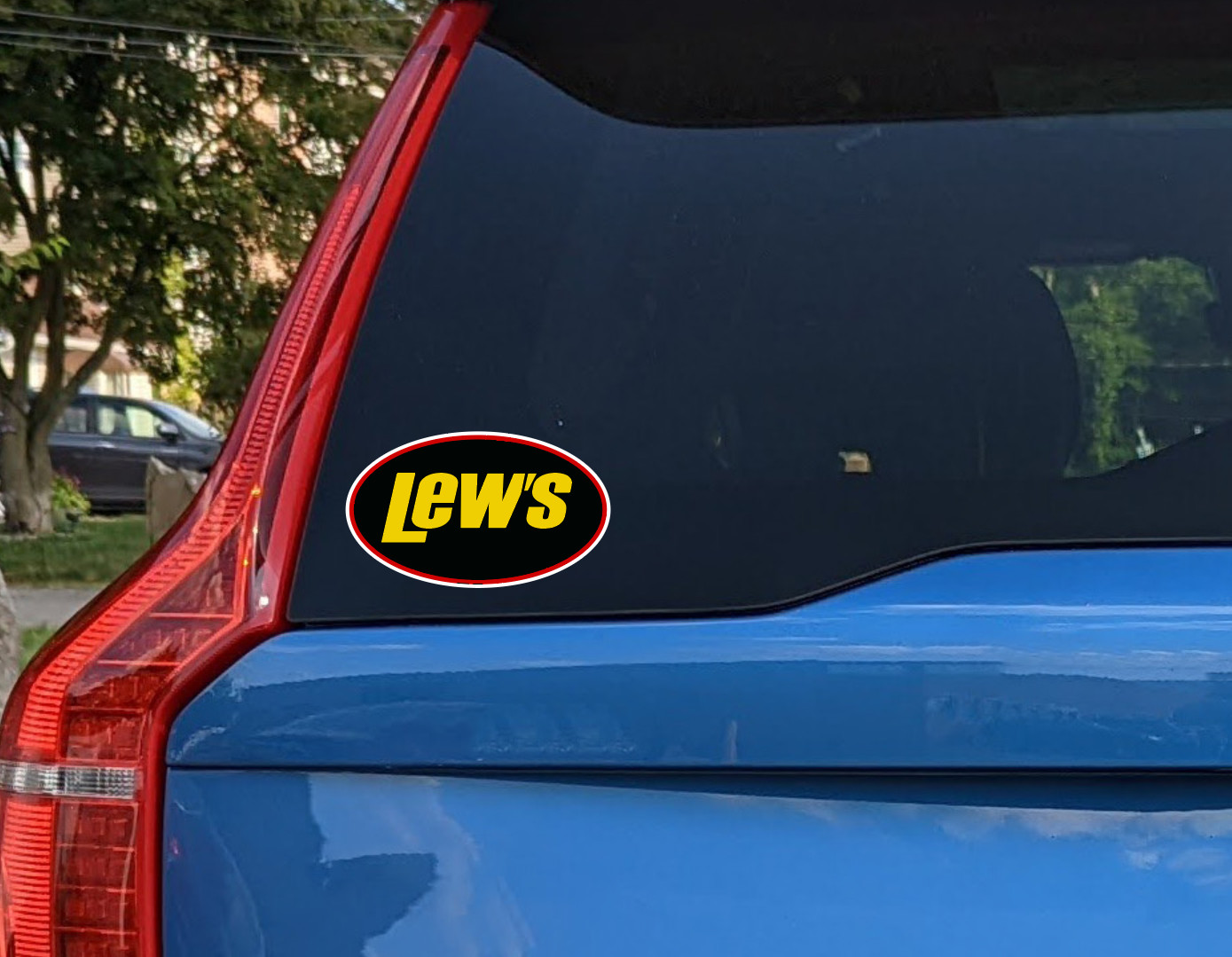 Lew's Fishing Decal Sticker 3M vinyl bubble-free installation