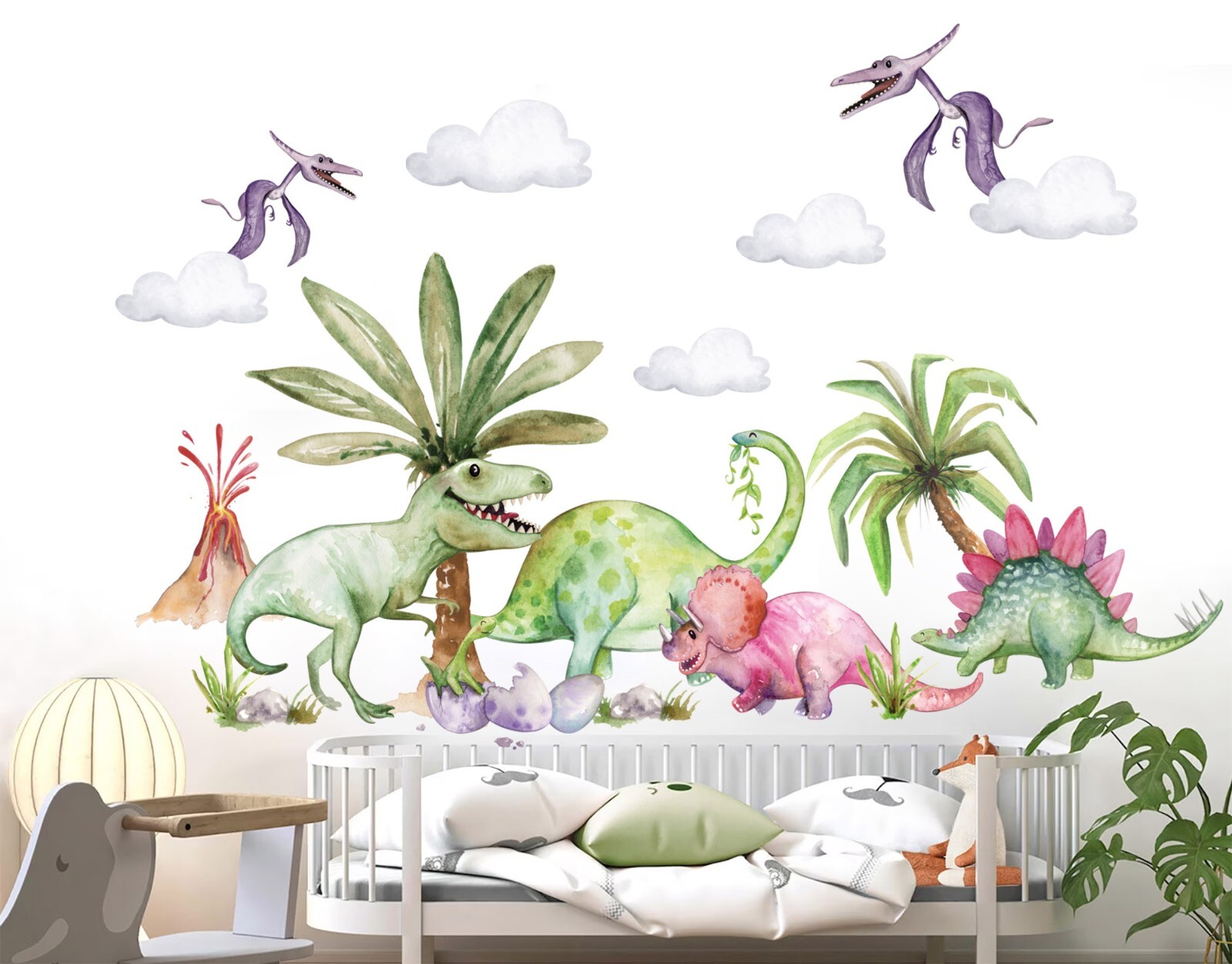 Jurassic Park Prehistory Tyrannosaurus rex Dinosaurs Wall Decal Stickers