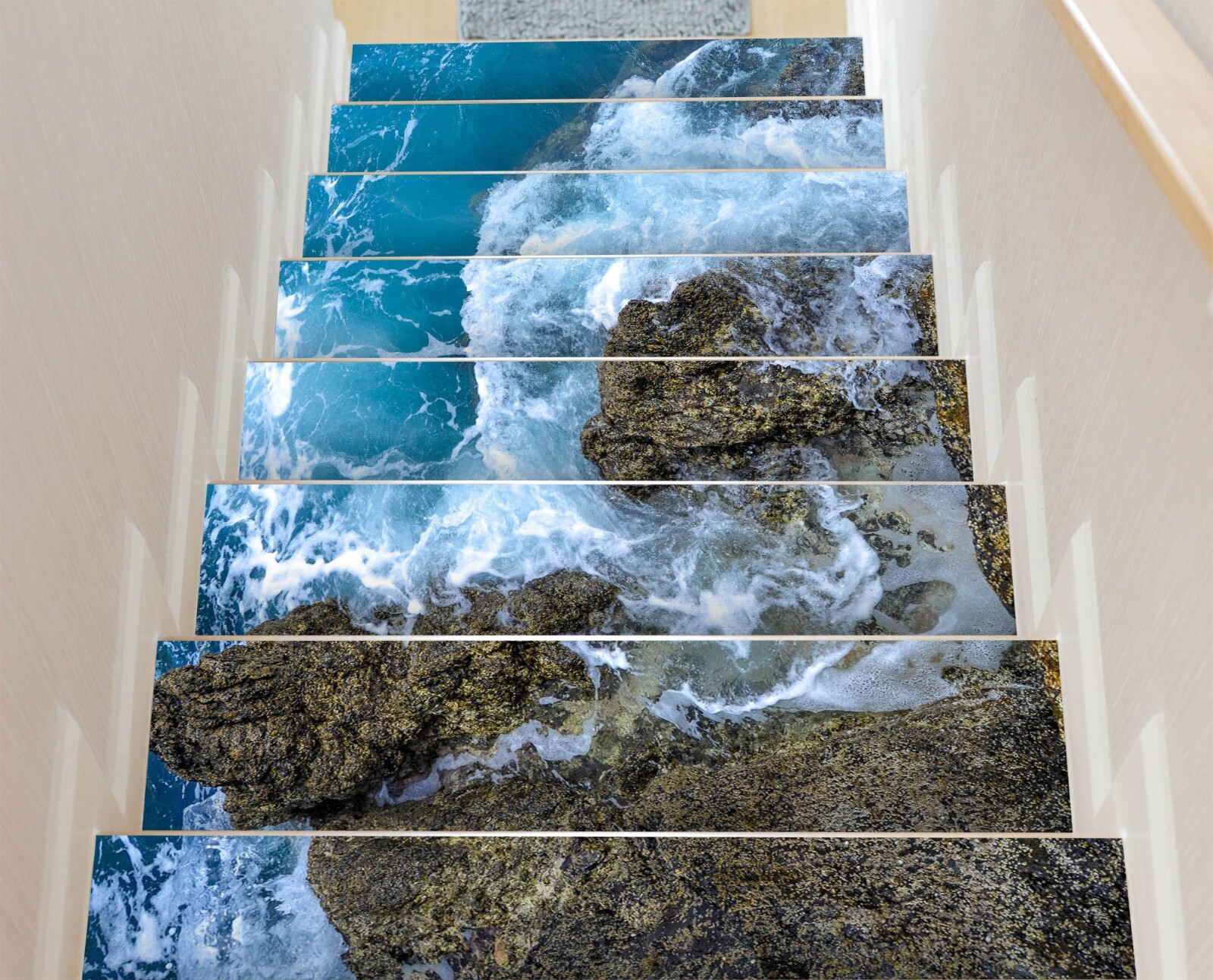 3D Ancient Reefs W085 Stairs Risers Decoration Photo Mural Vinyl Wallpaper Vera
