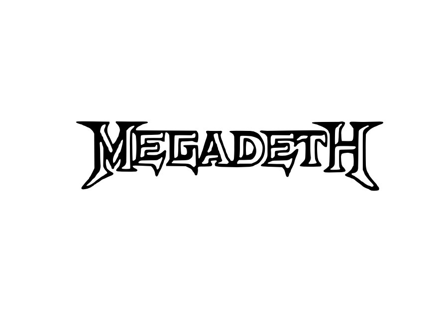 Megadeth Rock Band Die Cut Vinyl Decal Laptop Car Window Sizes up to 23"