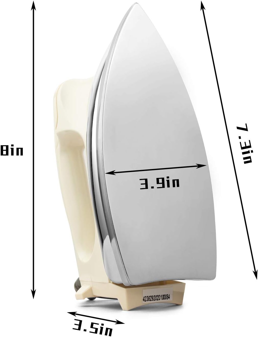 Lightweight Portable Dry Iron for Industry Household Usage Upgraded Mirror Stain
