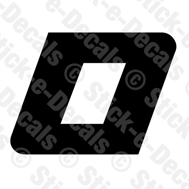 Number ZERO 0 Vinyl Die Cut Decal Sticker – RACING NUMBER Custom A4