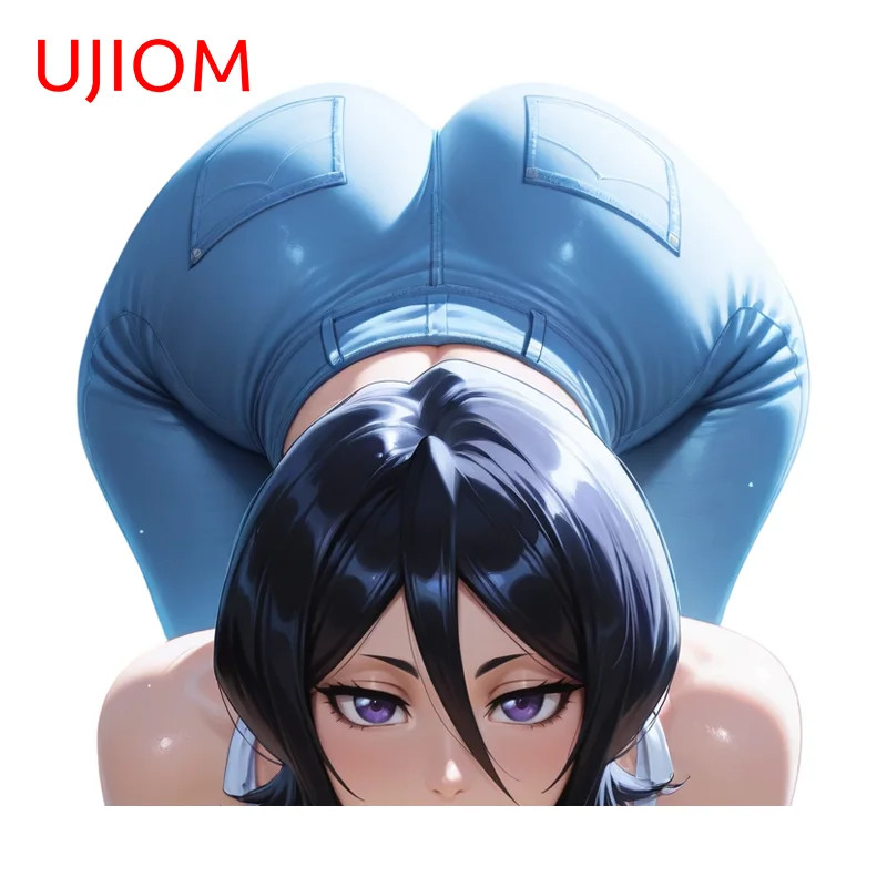 UJIOM Kuchiki Rukia Wall Sticker Delicate Eye Catching Toilet Stickers Decal