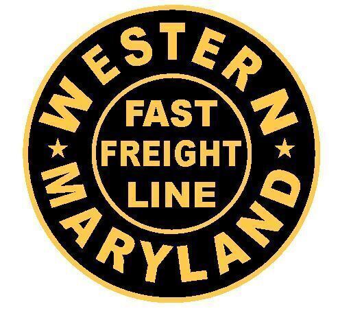 Western Maryland Line Railroad Railway Train Sticker Decal R4617