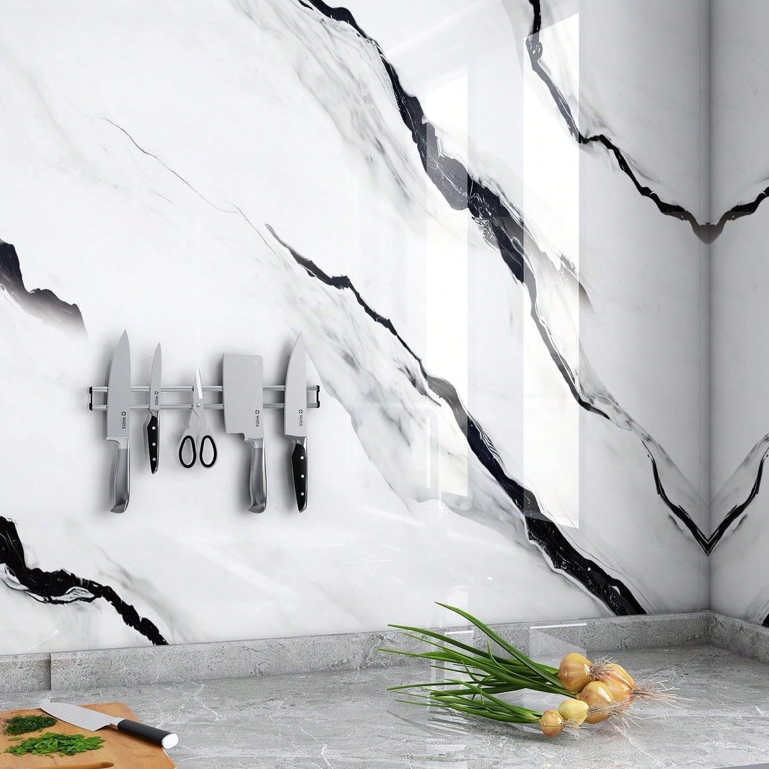 Marble Peel and Stick Countertop Paper – Waterproof Marble Contact Paper, 15….