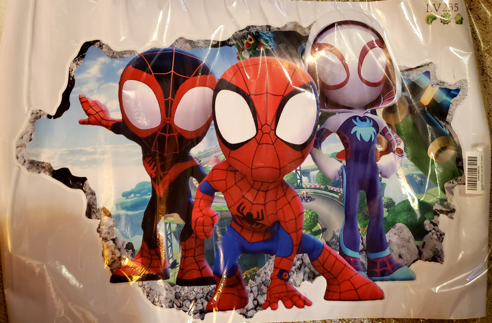 Superhero and His Friends 16×24 inch Wall Decal