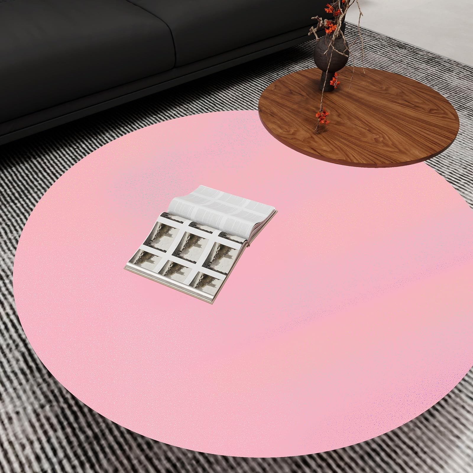 Pink Glossy Countertop Contact Paper Peel and Stick Holographic Shiny Waterpr…