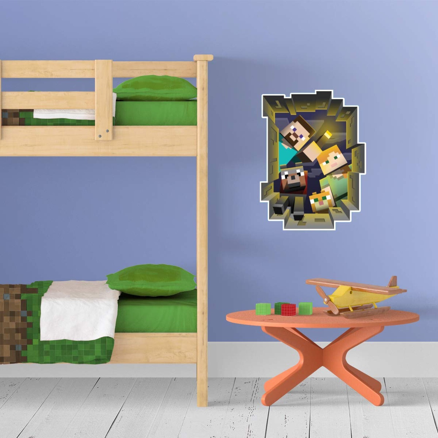 Trends International RoomScapes Minecraft Caved In 18" x 24" Wall Decal