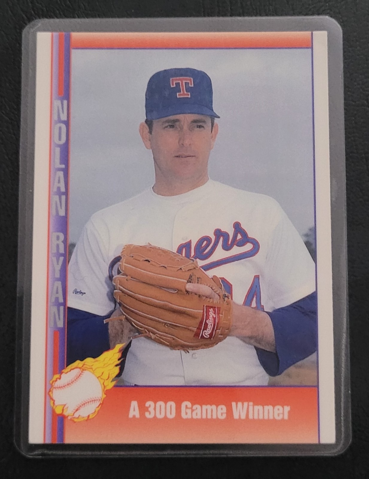 Nolan Ryan Baseball Card HOF Fridge/Locker/Cabinet Laminated Magnet Strike outs!