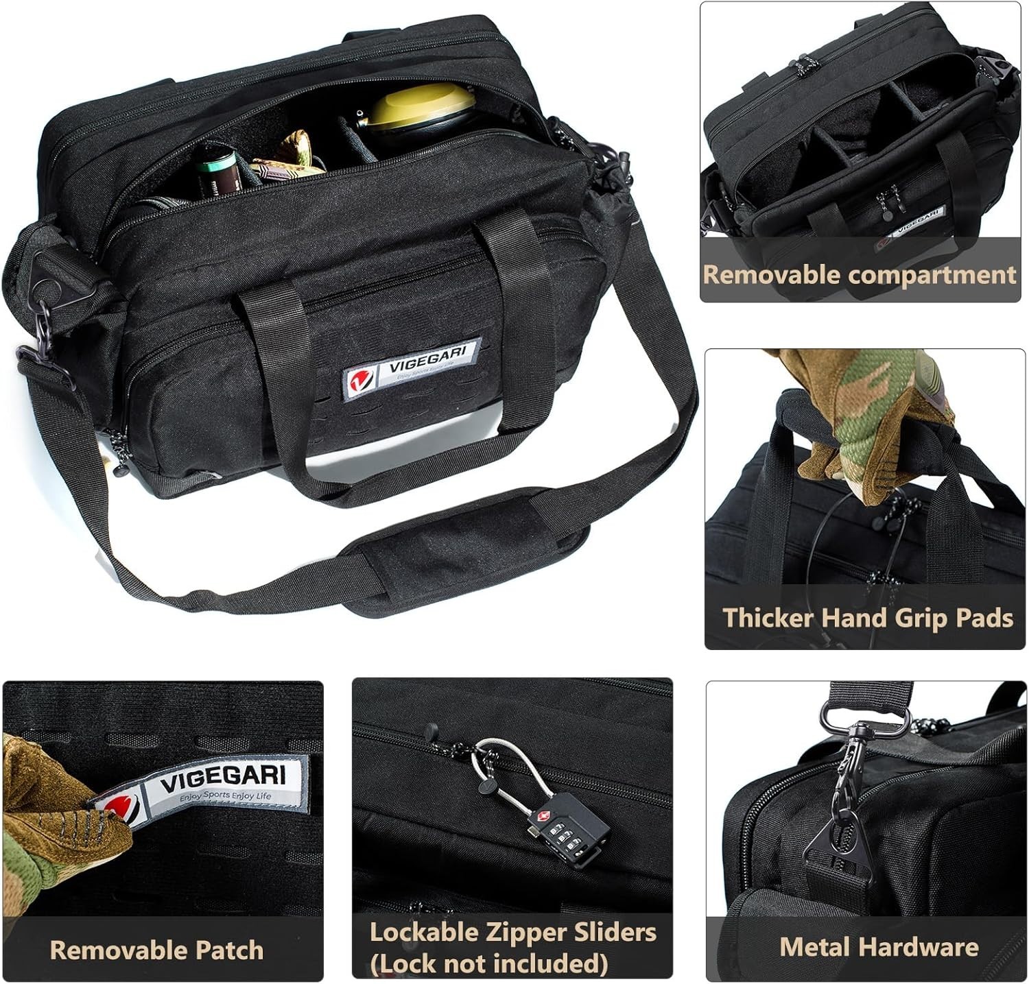 Pistol Range Bag Shooting Gun Bag for Pistols Gun Case for Handguns Gun Range Ac