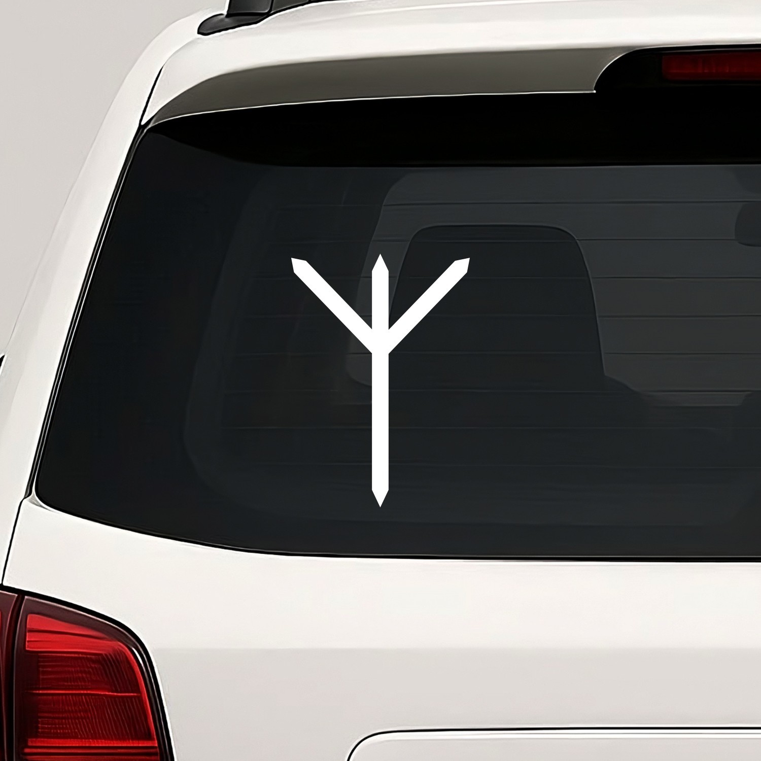 Algiz Rune Vinyl Die Cut Decal Sticker – Norse Viking Elk Protection Defense