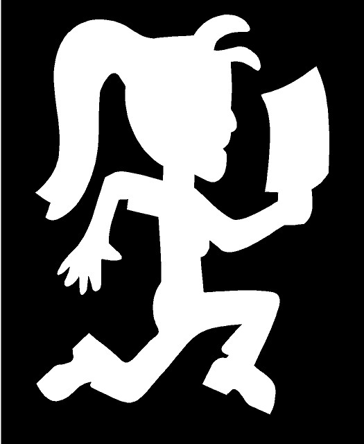 (2) ICP Hatchet Man or Hatchet Girl Decal Sticker Choose Size & Color