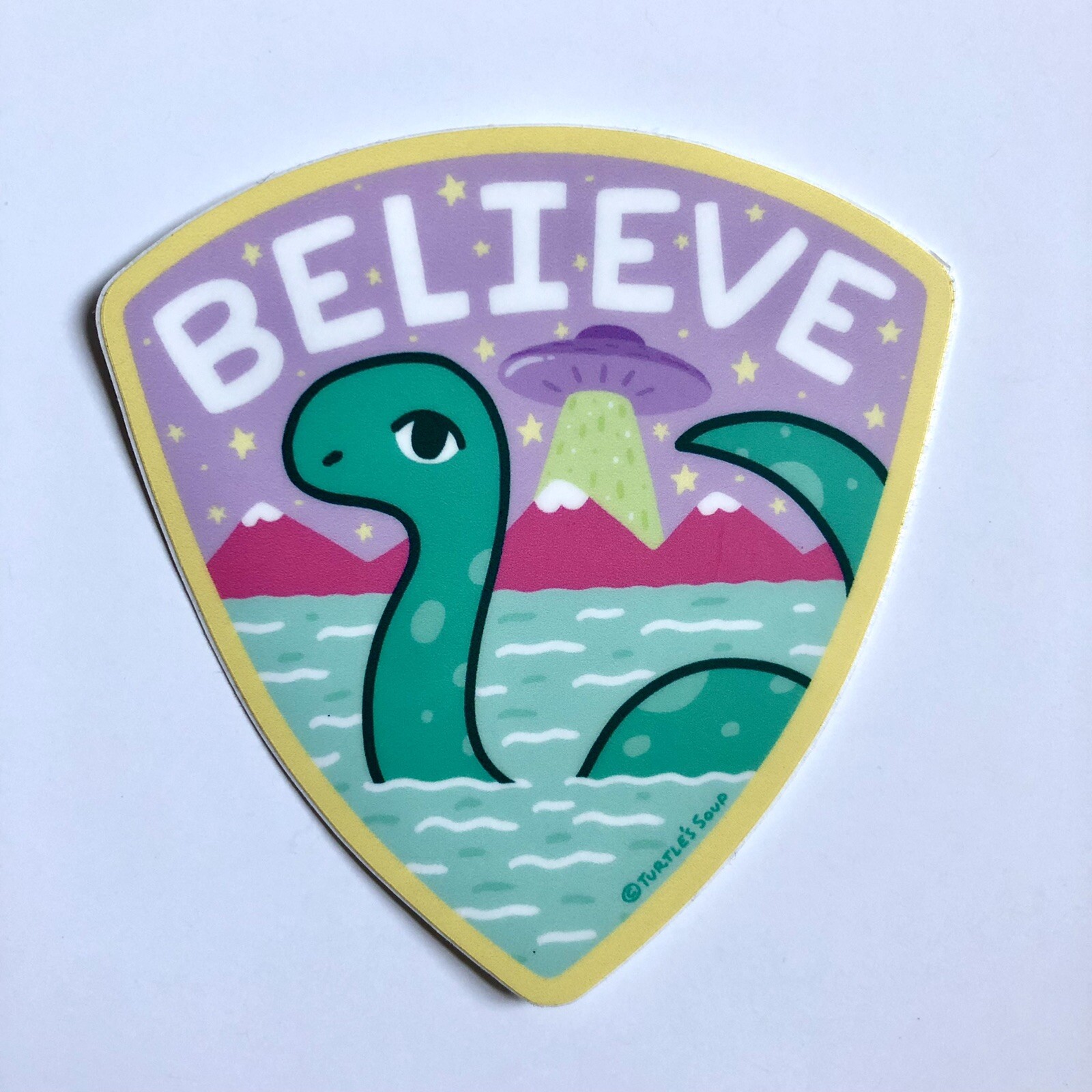 NEW! Turtle’s Soup SET OF 4 VINYL STICKERS / DECALS — 3×3” Magical Nature Theme