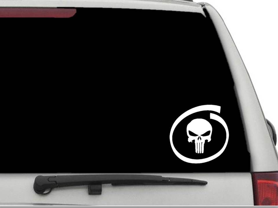 PUNISHER INSIDE Decal Sticker CW3299