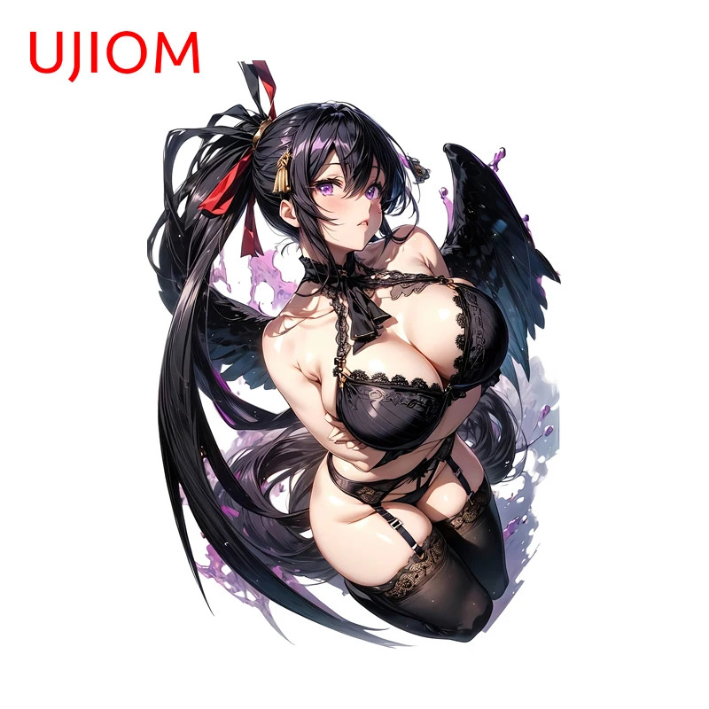 UJIOM Himejima Akeno Wall Sticker Trendy Decal Suitable For Smooth Surface Decor