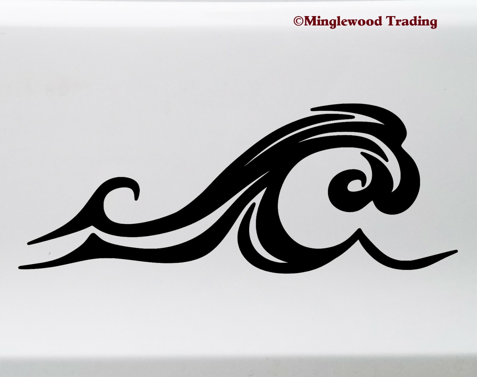 Waves Vinyl Sticker V3 – Water Ocean Beach Surf Breakers – Die Cut Decal