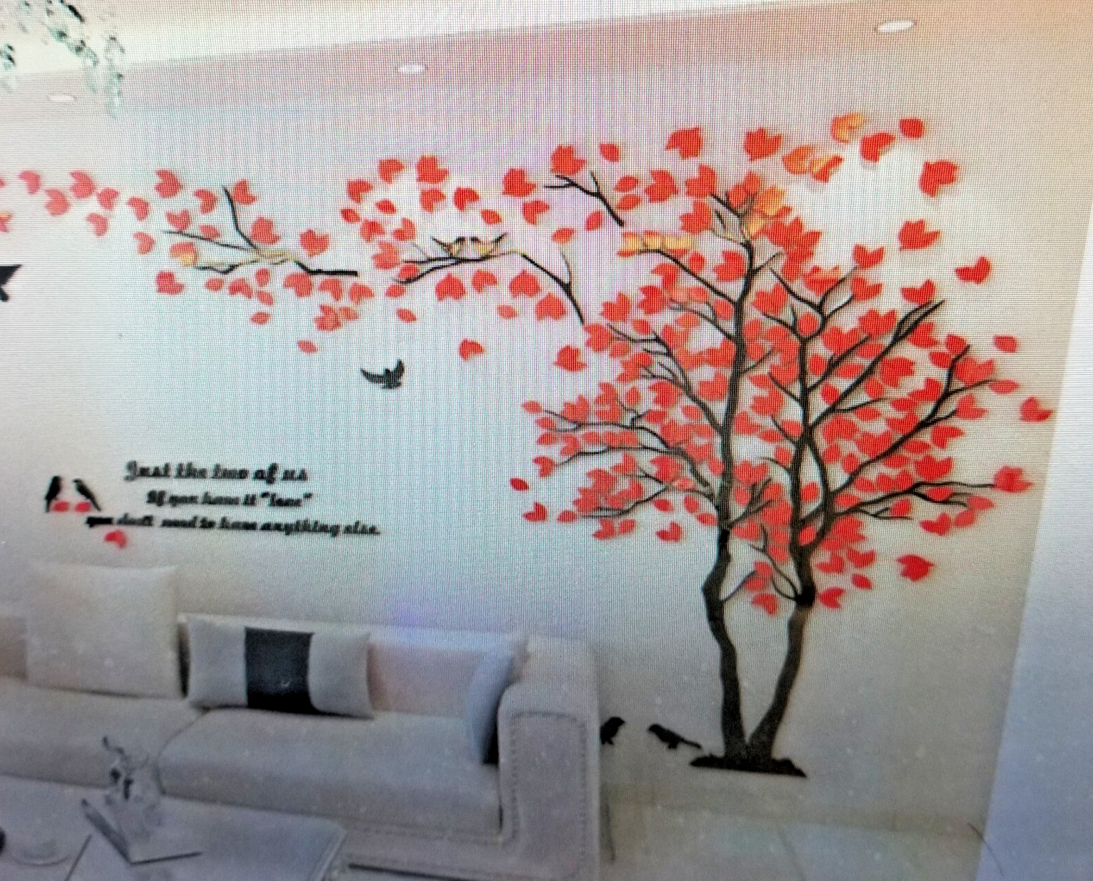 Removable 3D Flower Tree Wall Sticker DIY Decal Vinyl Mural Home Room Art Decor