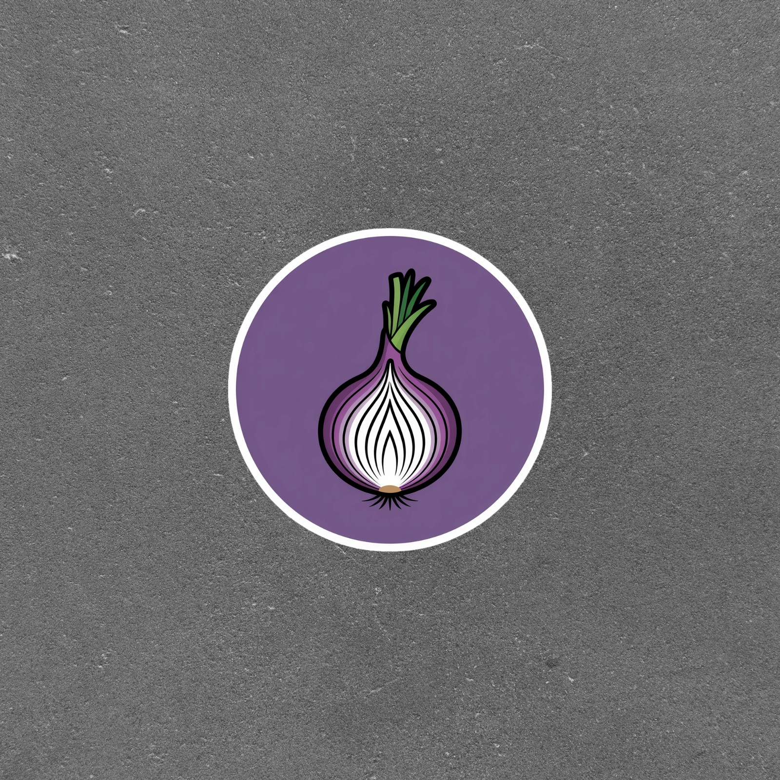 Tor Purple Onion Veggie Sticker for Cooking & Kitchen Lovers #6489