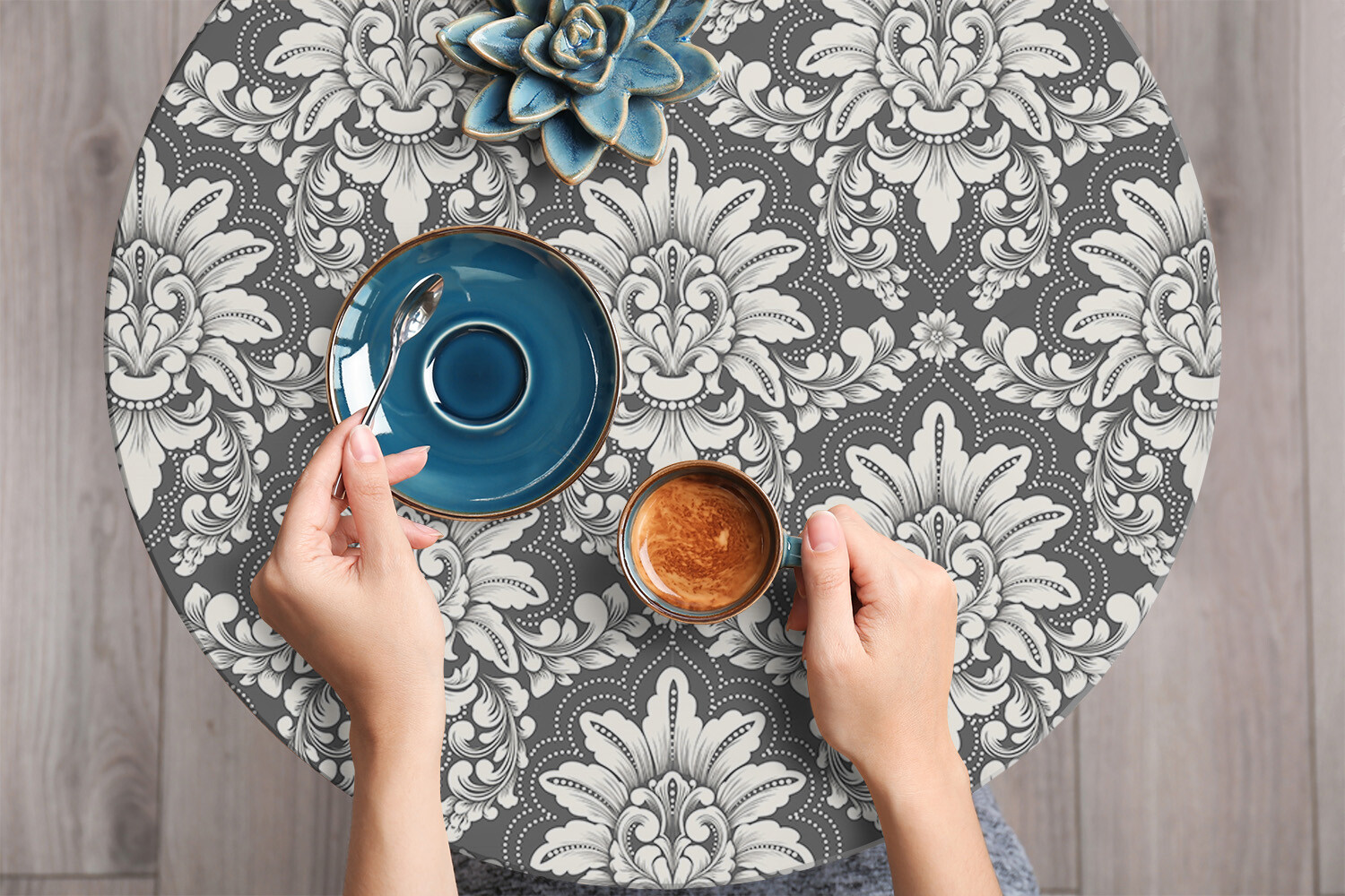 Worktop Covering Stickers Self Adhesive Vinyl Wrap Old-fashioned pattern 100×50