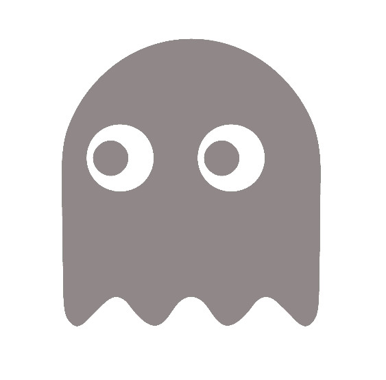 PAC MAN GHOST, PAC-MAN, Decal Sticker for Car, Laptop