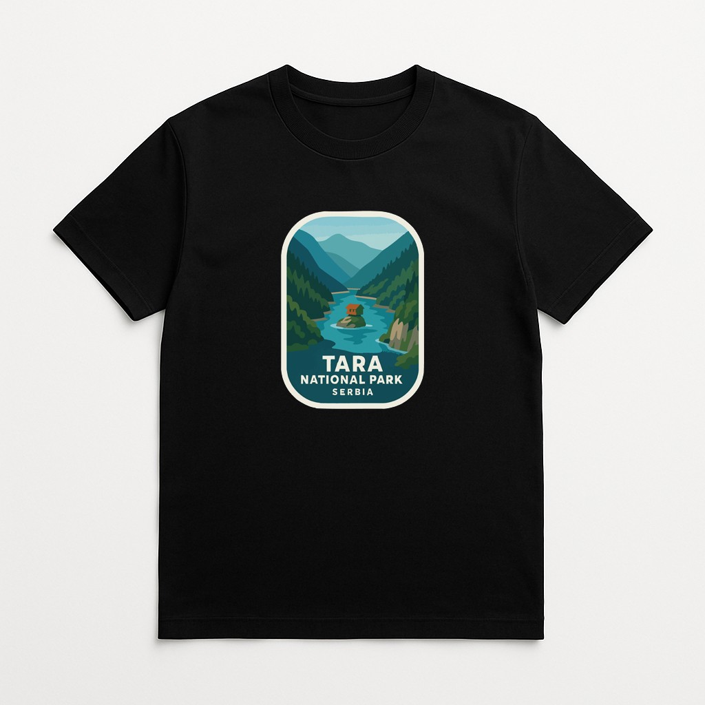 Tara Serbia Iron On Heat Transfer Vinyl HTV Die-Cut World National Parks