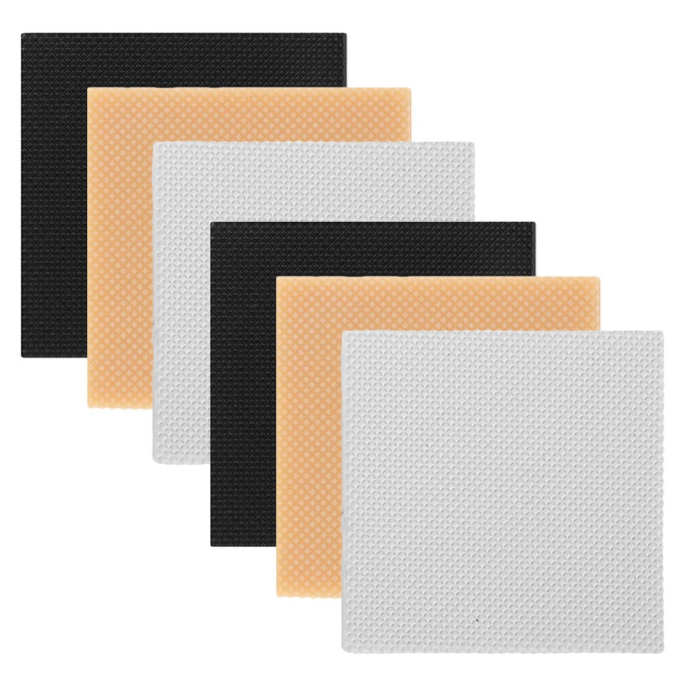3 Pairs Durable Rubber Heel Replacement Pads for Shoes High Heel Noise Reduction
