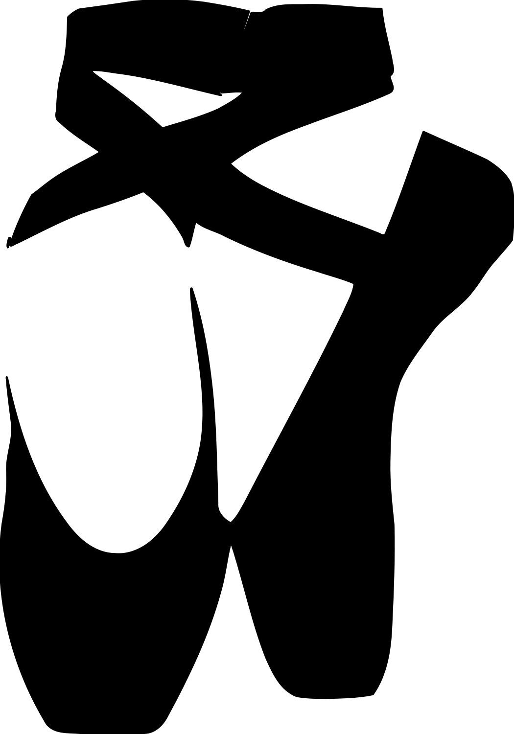 BALLET SHOES Vinyl Decal Sticker – Ballerina Pointe Dance Slippers
