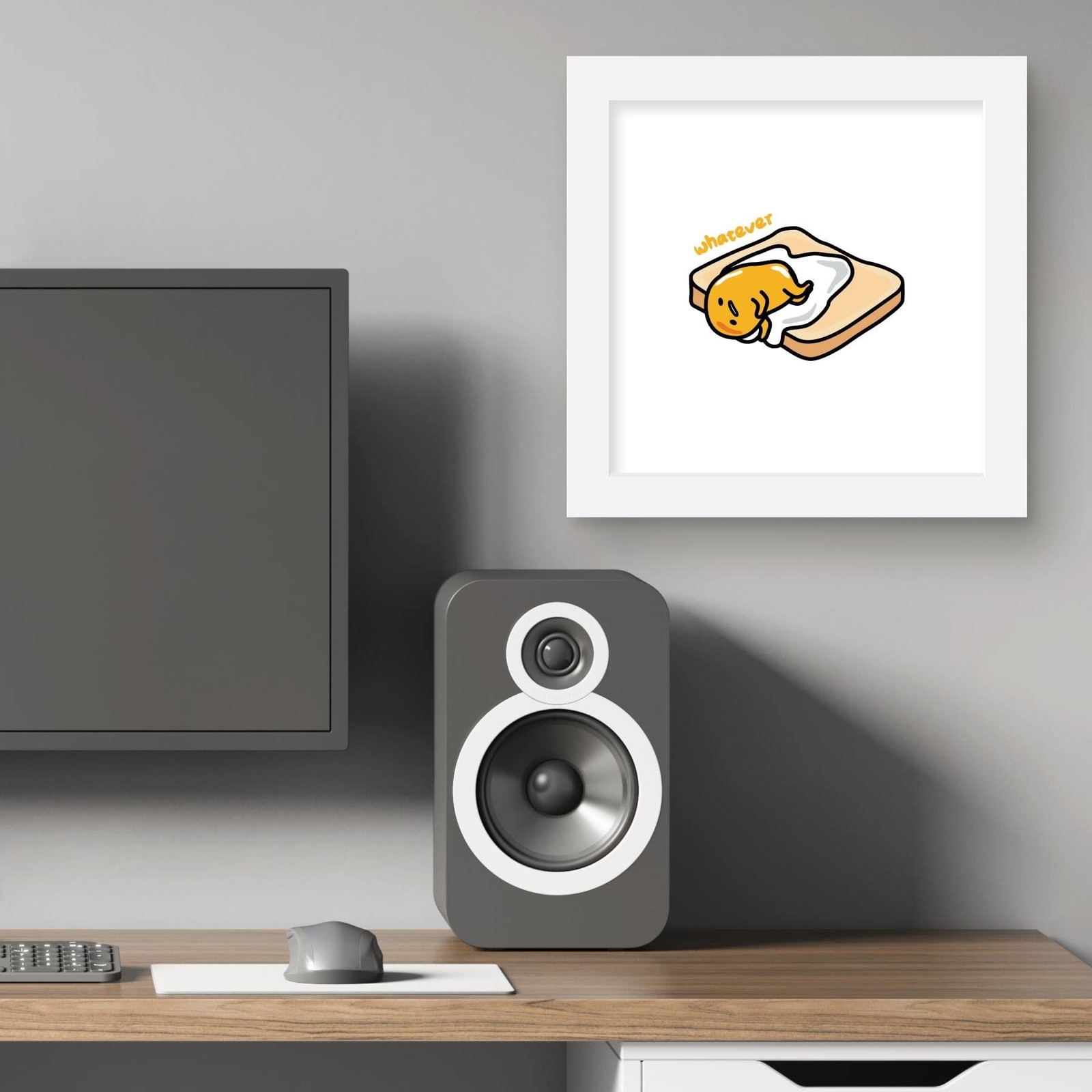 Trends International Gallery Pops Gudetama – Whatever Wall Art Wall Poster, 1…