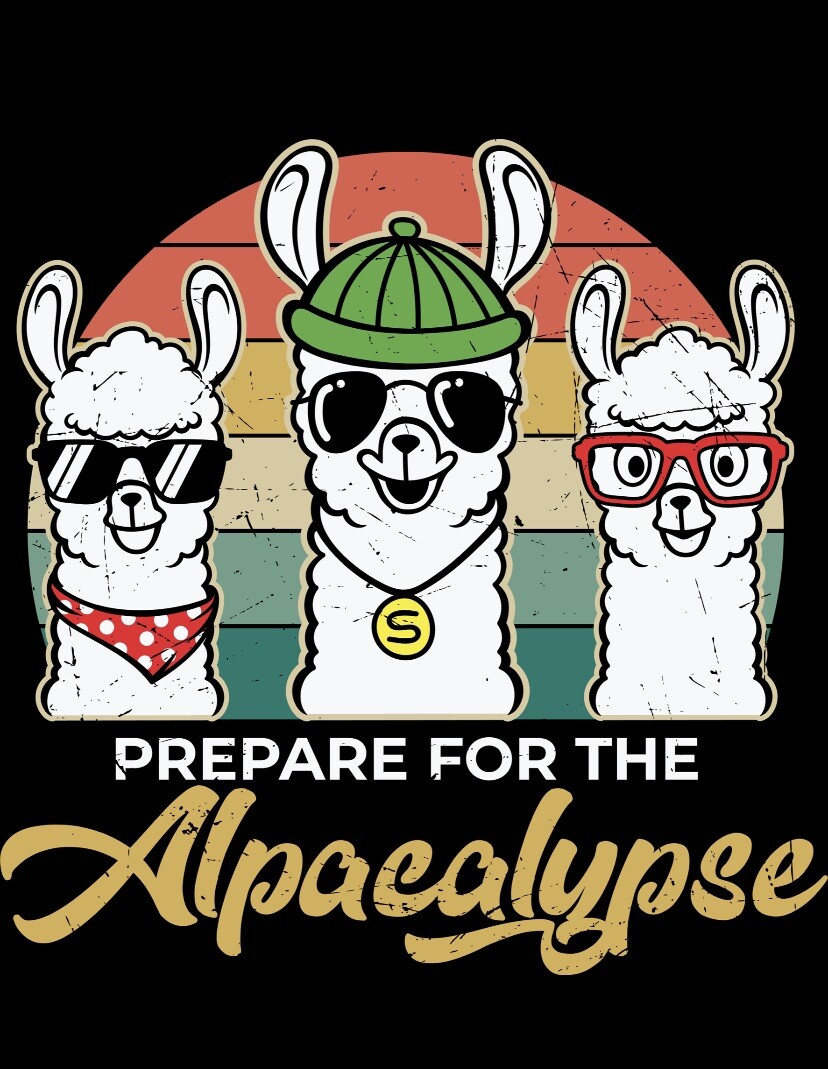 Alpaca Phone Sticker (2 inch) Funny Alpacalypse Pet Animal Farm Wool Pack