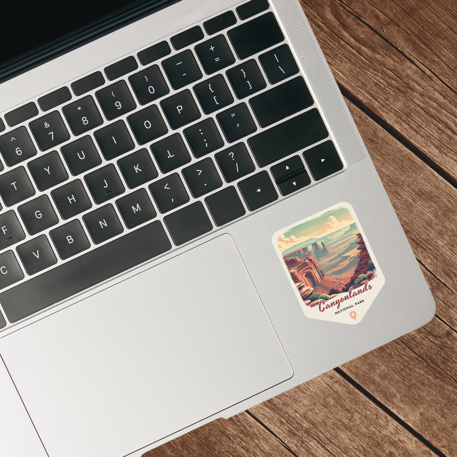Canyonlands National Park Utah Sticker Retro Style Waterproof Vinyl Decal