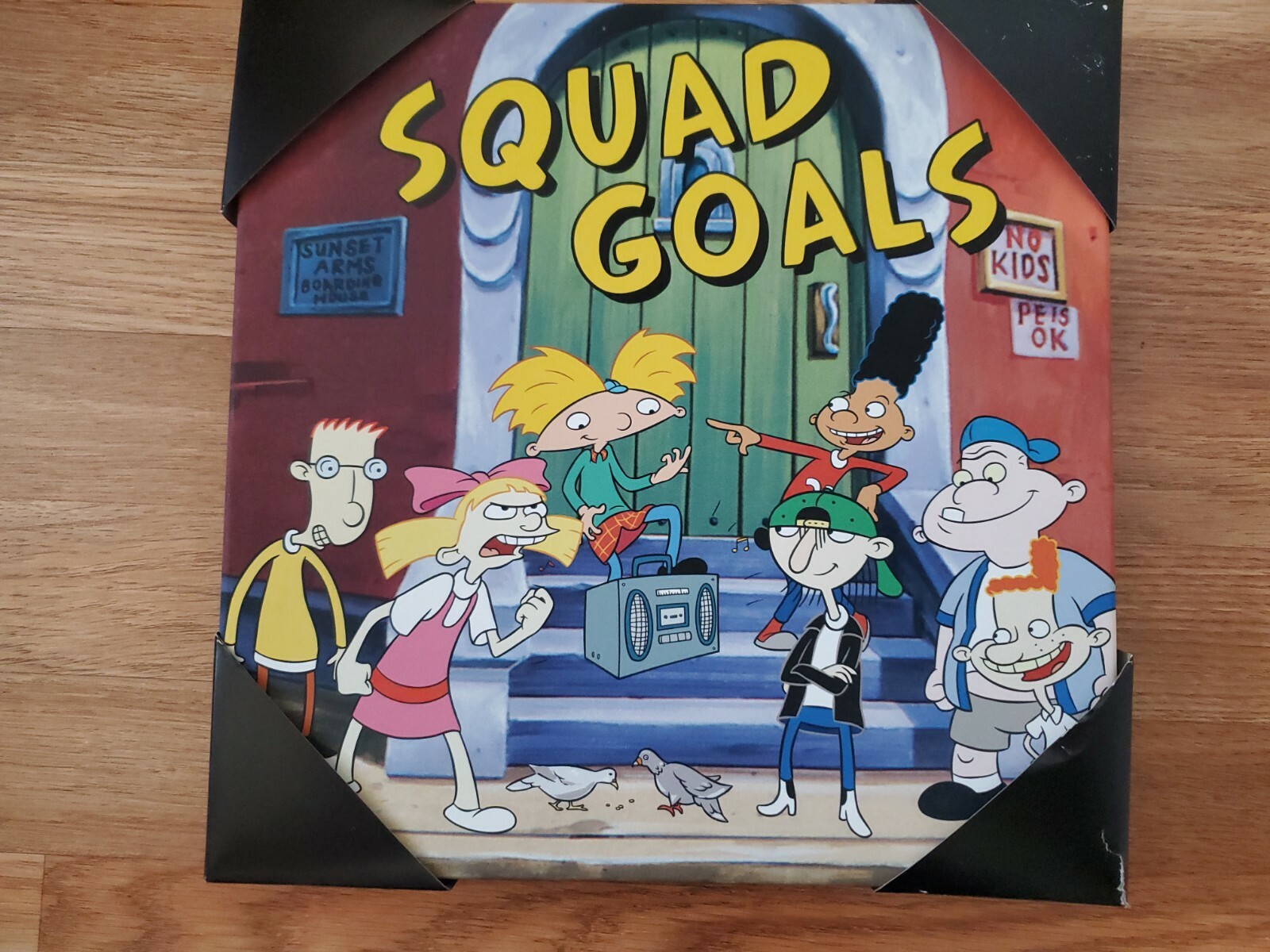 New! – Hey Arnold! – Wall Art 12" × 12" – Nickelodeon – Silver Buffalo – 2020