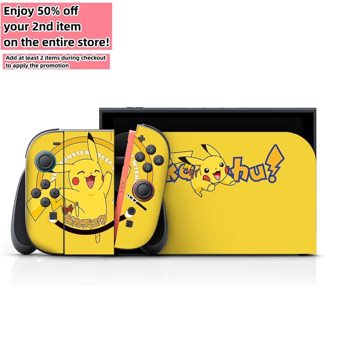 Vinyl Decal Skin Sticker for Nintendo Switch 2 Console + Joy-Con + Dock