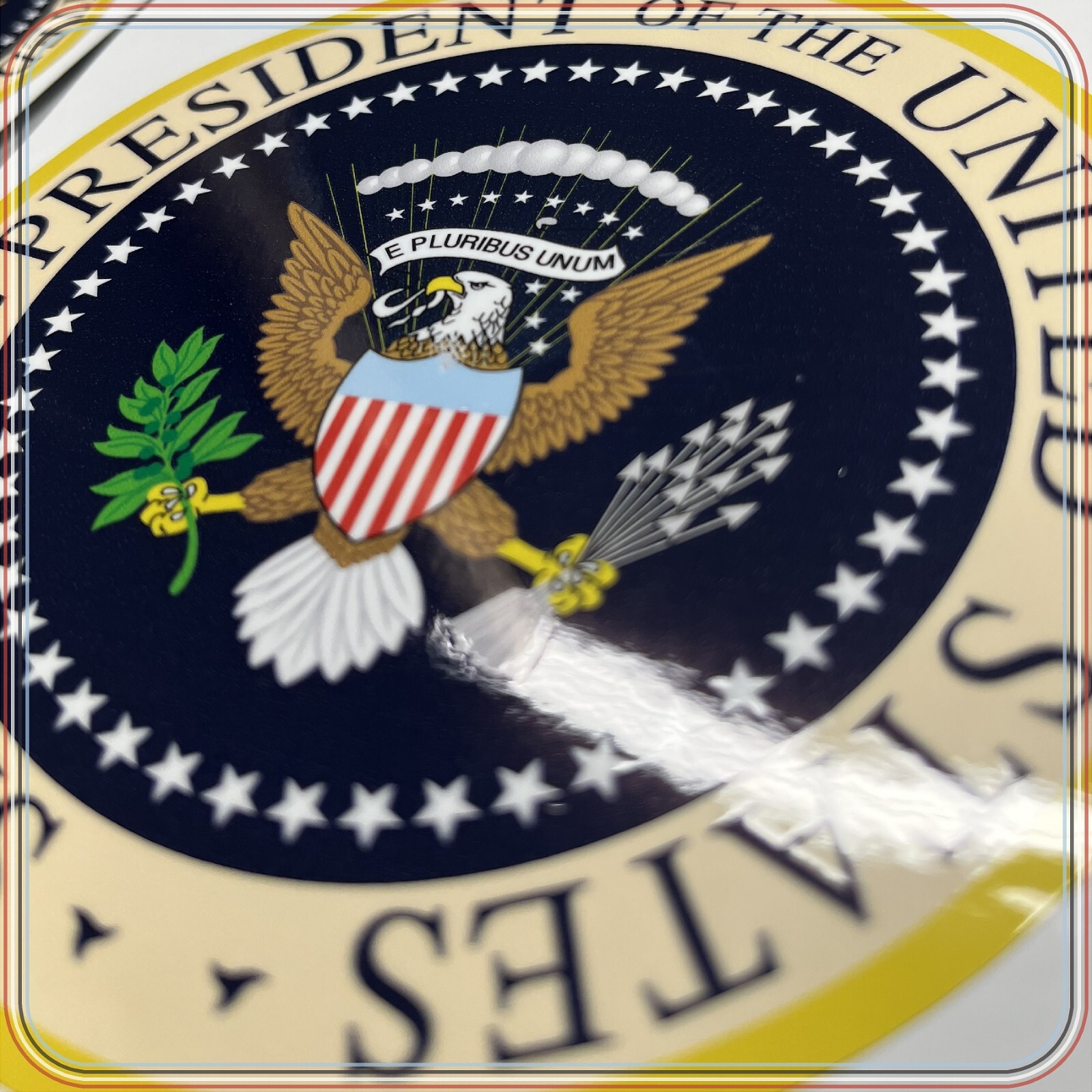 Presidential Seal Laminated Sticker Choose from 2", 3", 4", 5" or 6" Sizes