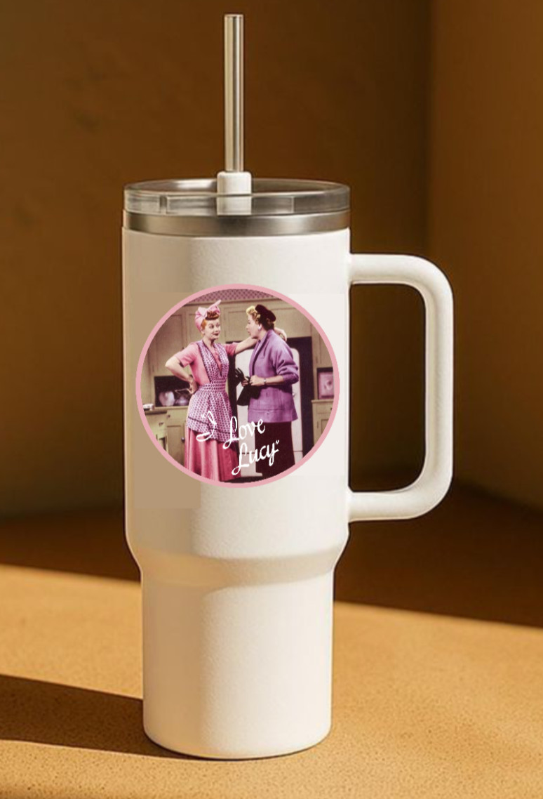I Love Lucy Ethel (Classic TV) – 4" Vinyl Decal Handmade Car Laptop Decor Jar