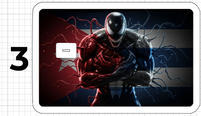 Venom Cuba Flag ATM Debit Credit Card Skin Sticker Latino Cuban Comic Marvel USA