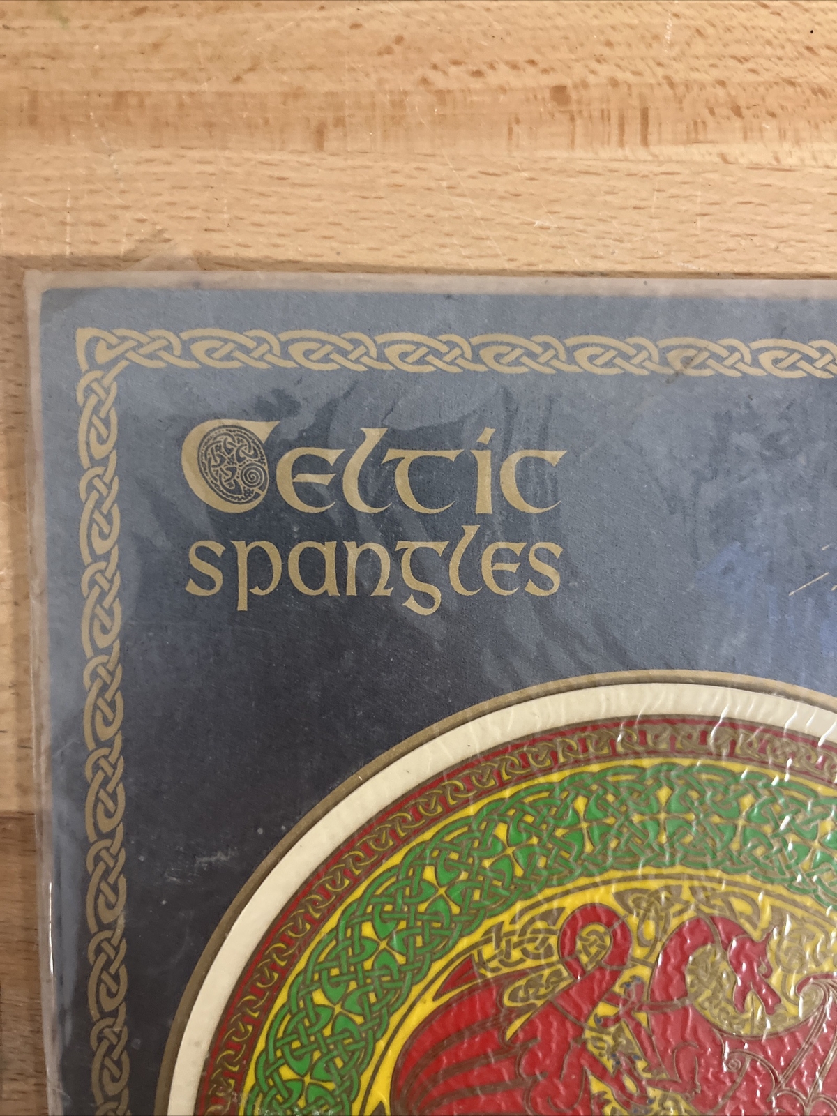 VINTAGE CELTIC SPANGLES WINDOW STICKER INK ENTERPRISES – DRAGONS