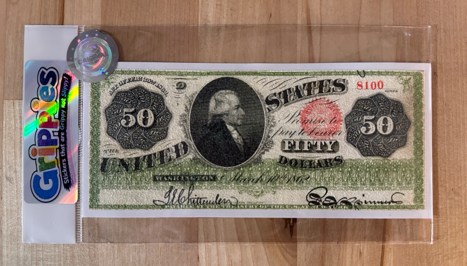 Money Sticker $100 Wall Poster and Floor Decal