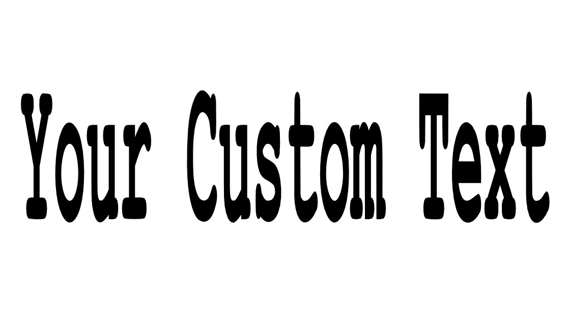 YOUR TEXT Vinyl Decal Sticker Car Window Bumper CUSTOM Personalized Lettering
