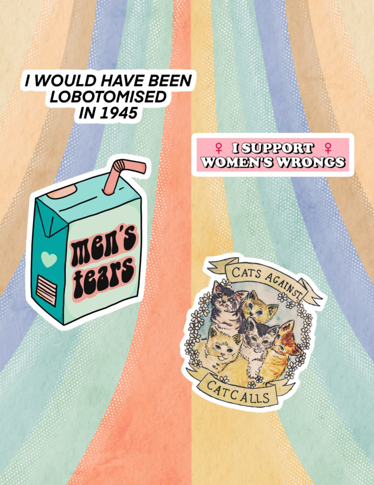 Feminist 4pc Sticker Pack